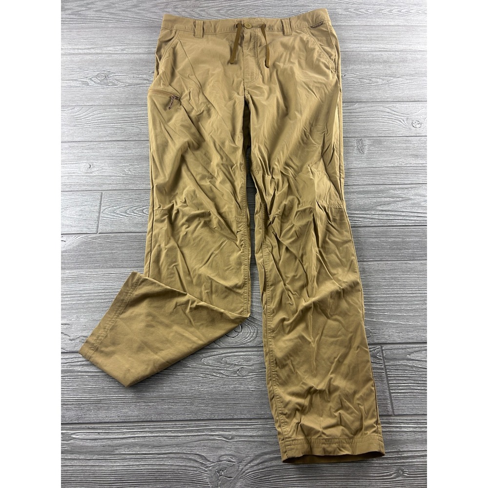 REI Co-op Sahara Path Mens 34x32 Tan Khaki Hiking Travel Cargo Pants